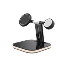 Беспроводное зарядное устройство 4 in 1 Wireless Charger 25W with MagSafe (Black)