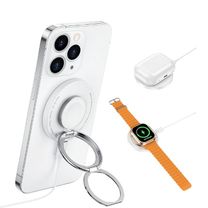 Беспроводное зарядное устройство для WIWU Wi-W027 3in1 wireless charger (White)