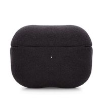 Чохол Alcantara Case for Apple for AirPods 4 з карабіном (black) Чохол Alcantara Case for Apple for AirPods 4 з карабіном (black)