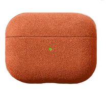 Чохол Alcantara Case for Apple for AirPods 4 з карабіном (brown)