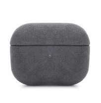Чохол Alcantara Case for Apple for AirPods 4 з карабіном (grey) Чохол Alcantara Case for Apple for AirPods 4 з карабіном (grey)