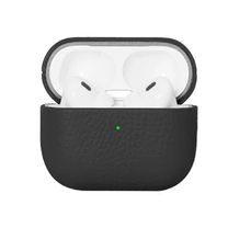 Чохол Leather Croco AirPods 4 (black)