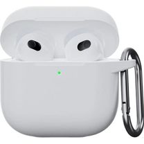 Чохол для AirPods 5 / AirPods 4 Case (з карабіном), White Чохол для AirPods 5 / AirPods 4 Case (з карабіном), White