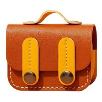 Чохол Leather Case Briefcase для AirPods Pro 2 (Brown / Yellow)