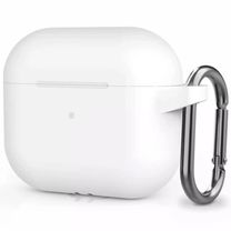 Чохол AirPods Pro2 Case (з карабіном), White Чохол AirPods Pro2 Case (з карабіном), White