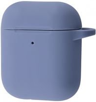 Чохол Silicone case Full AirPods 1/2 lavander gray