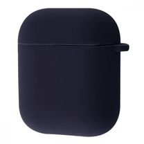 Чехол Silicone case Full AirPods 1/2 midnight blue
