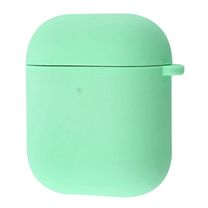 Чохол Silicone case Full AirPods 1/2 mint gum