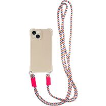 Чехол TPU CrossBody with straps для Apple iPhone 15 (6.1") (Antique White)