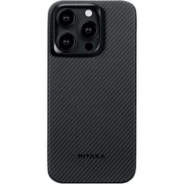 Чохол Pitaka MagEZ Case 4 Twill 600D Black/Grey for iPhone 15 Pro Max (KI1501PMA)