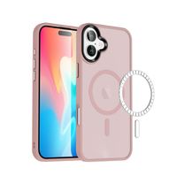 Чохол TPU+PC Metal Buttons with MagSafe Apple iPhone 16 Plus (6.7") Pink