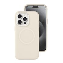 Чехол Neon Silicone Case MagSafe (iPhone 16 Pro – Antique White)