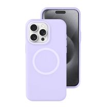 Чехол Neon Silicone Case MagSafe (iPhone 16 Pro Max – Purple)