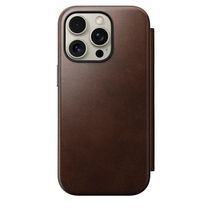 Чохол Nomad Modern Leather Case Folio Rustic Brown Horween for iPhone 16 Pro (NM01676485)