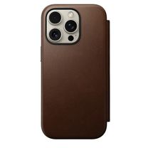 Чохол Nomad Modern Leather Case Folio Brown for iPhone 16 Pro (NM01679585)