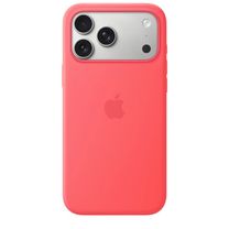 Чехол Silicone Case with MagSafe + Button iPhone 17 Pro Max Bright Guava