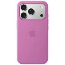 Чехол Silicone Case with MagSafe + Button iPhone 17 Pro Max Electric Lavender