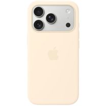 Чохол Silicone Case with MagSafe + Button iPhone 17 Pro Max Vanilla