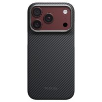 Чехол Pitaka Edge Ultra-Slim Twill Black/Grey for iPhone 18 Pro/17 Pro (KI1801P)