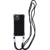 Чехол TPU CrossBody with straps для Apple iPhone 15 (6.1") (Black)