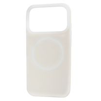 Чохол Neon Silicone Case MagSafe (iPhone 17 Pro Max – Antique White)