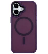 Чохол TPU+PC Metal Buttons with MagSafe iPhone 17 (6.3") (Темно-фіолетовий / Dark Purple) Чохол TPU+PC Metal Buttons with MagSafe iPhone 17 (6.3") (Темно-фіолетовий / Dark Purple)