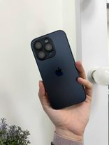 Чехол AG Glass With Magsafe iPhone 15 Pro - Titanium Blue Чехол AG Glass With Magsafe iPhone 15 Pro - Titanium Blue