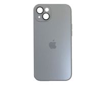 Чехол AG Glass With Magsafe iPhone 15 - Titanium Gray