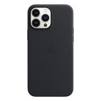 Чехол Leather Case with MagSafe 13 Pro Max Midnight black