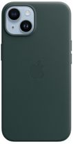 Чехол Leather Case with MagSafe 14 Pro Forest green