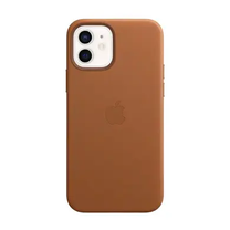 Чехол Leather Case with MagSafe iPhone 12 Pro Max ( 6.7) saddle brown