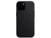 Чохол Leather Case with MagSafe iPhone 15 Plus Black