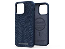 Чохол Njord Salmon Leather MagSafe Case Blue for iPhone 14 Pro Max (NA44SL01)