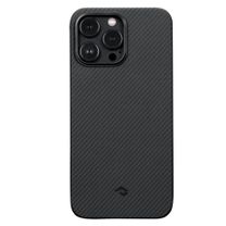 Чохол Pitaka MagEZ Case 3 Twill 600D Black/Grey for iPhone 14 Pro Max KI1401PMA