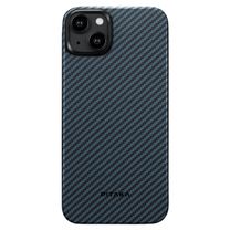 Чохол Pitaka MagEZ Case 4 Twill 1500D Black/Blue for iPhone 15 (KI1508)