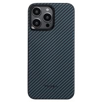 Чохол Pitaka MagEZ Case 4 Twill 1500D Black/Blue for iPhone 15 Pro Max (KI1508PM)