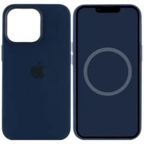 Чохол silicone Case magsafe 13 Pro abyss blue