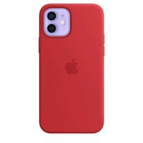 Чехол  silicone Case with magsafe  iphone 12/12Pro (Product) Red