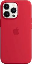 Чехол silicone Case magsafe 13 Pro RED