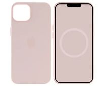 Чохол silicone Case with magsafe 13 Pro chalk pink
