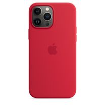 Чохол silicone Case with magsafe 13 Pro Max Red