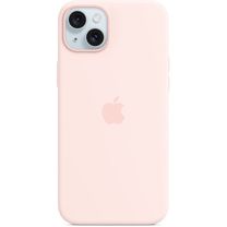 Чехол Silicone Case with MagSafe iPhone 15 plus Light pink