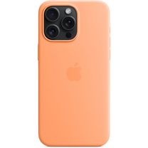 Чехол Silicone Case with MagSafe iPhone 15 Pro Max Orange Sorbet