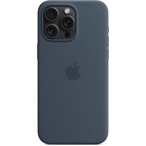 Чехол Silicone Case with MagSafe iPhone 15 Pro Max Storm Blue