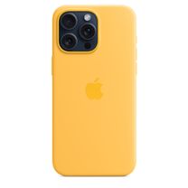 Чохол Silicone Case with MagSafe iPhone 15 Pro Max Sunshine