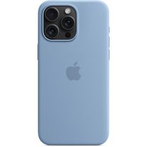 Чехол Silicone Case with MagSafe iPhone 15 Pro Max Winter Blue