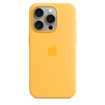 Чохол Silicone Case with MagSafe iPhone 15 Pro Sunshine