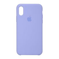 Чехол Silicone iPhone case (TPU) iPhone Xs Max (lavender)