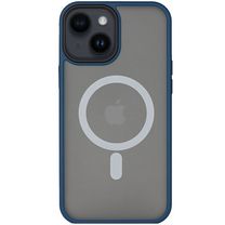 Чехол TPU+PC Metal Buttons with MagSafe 14 Plus (6.7") - blue