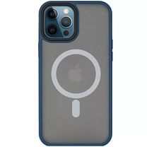 Чехол TPU+PC Metal Buttons with MagSafe 14 Pro (6.1") - blue